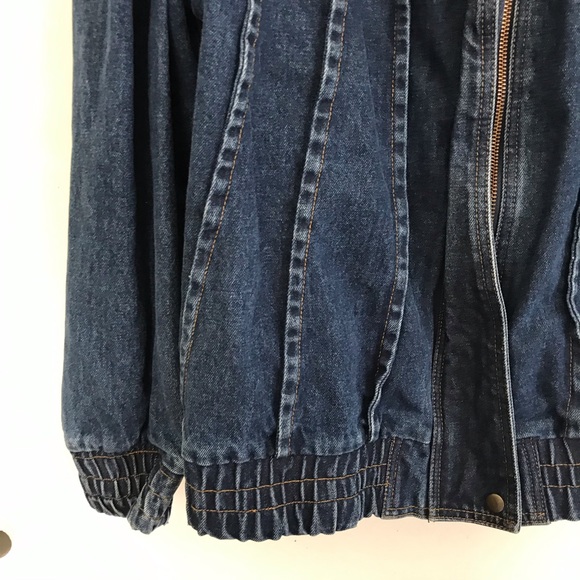❤️VINTAGE Gitano zip up denim jacket - Picture 3 of 7